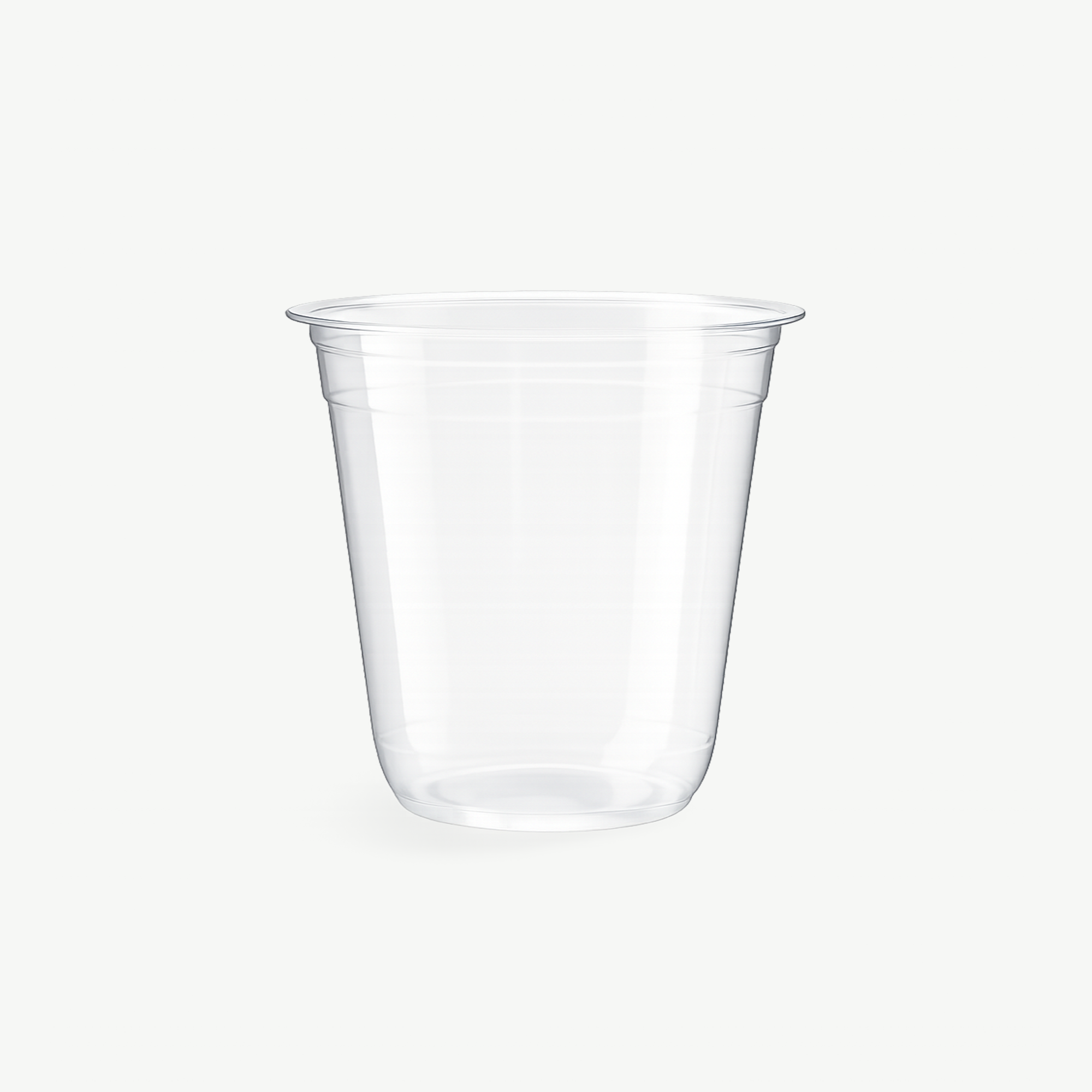 Boba-Becher mit abgerundetem Boden und individuellem Aufdruck