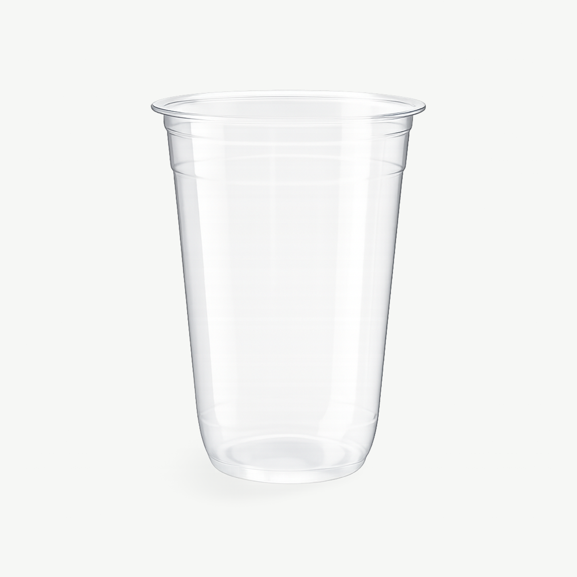 Boba-Becher mit abgerundetem Boden und individuellem Aufdruck