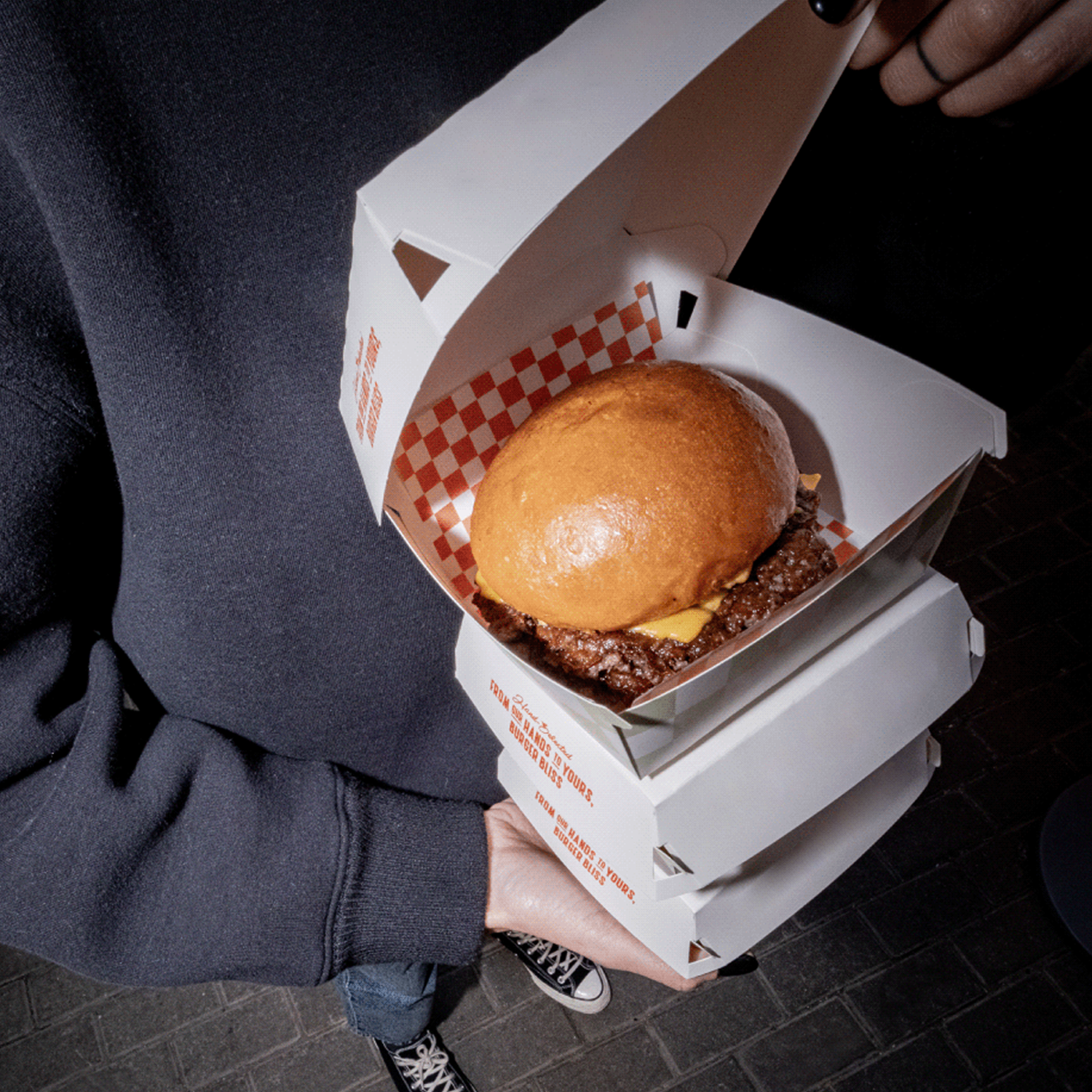 Individuelle Burgerverpackungen