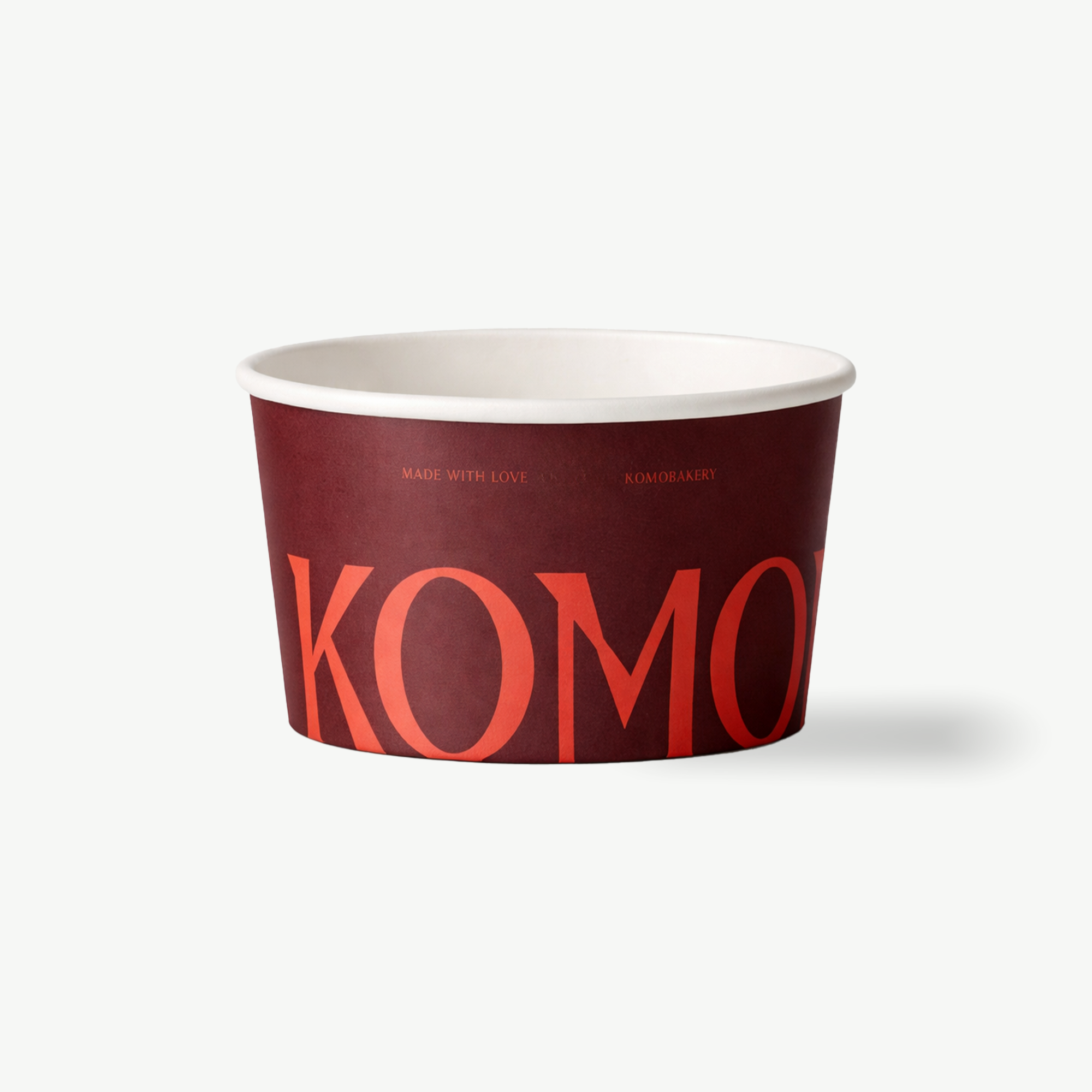 Ice cream cups with custom print