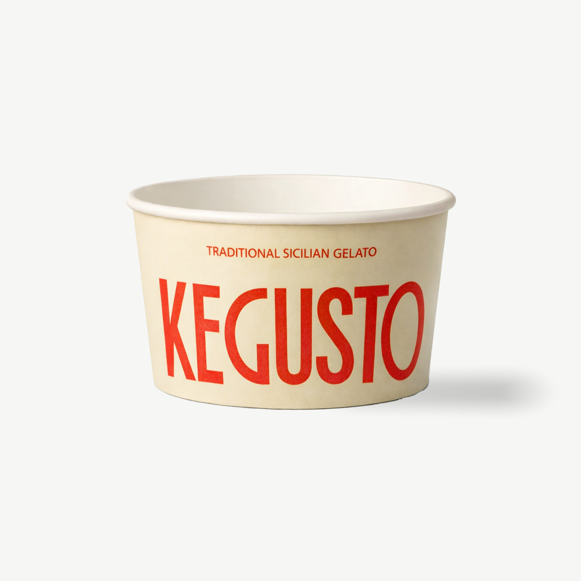 Ice cream cups with custom print