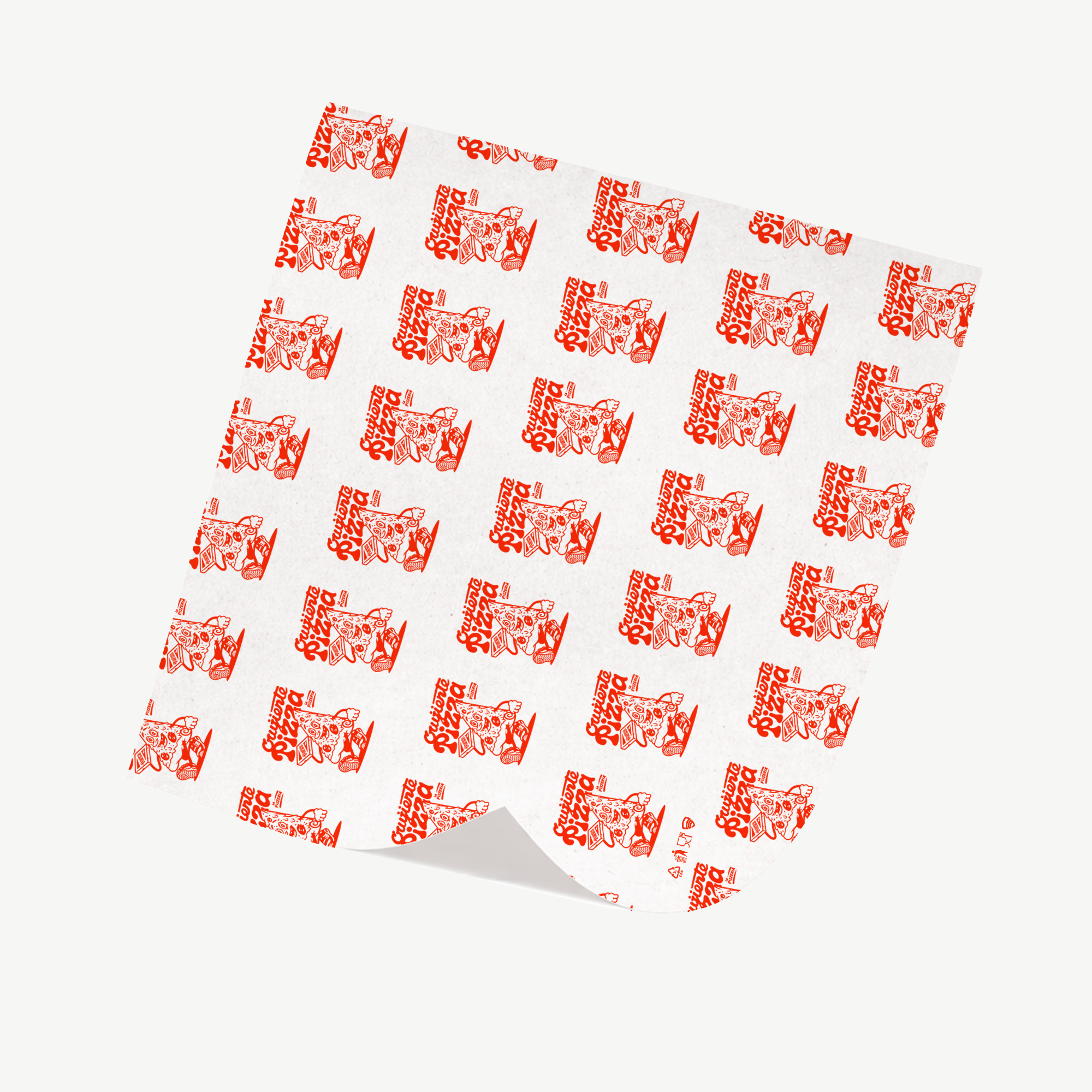 PE-beschichtetes Deli-Einschlagpapier mit individuellem Aufdruck