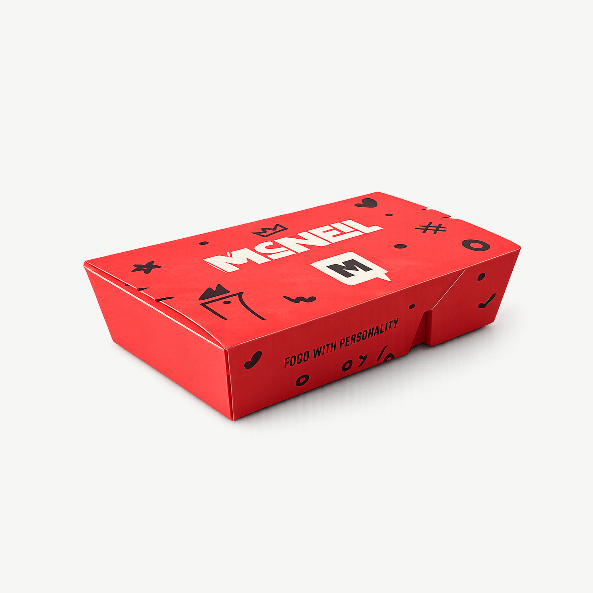 Menübox mit vollflächigem Aufdruck nach Wunsch