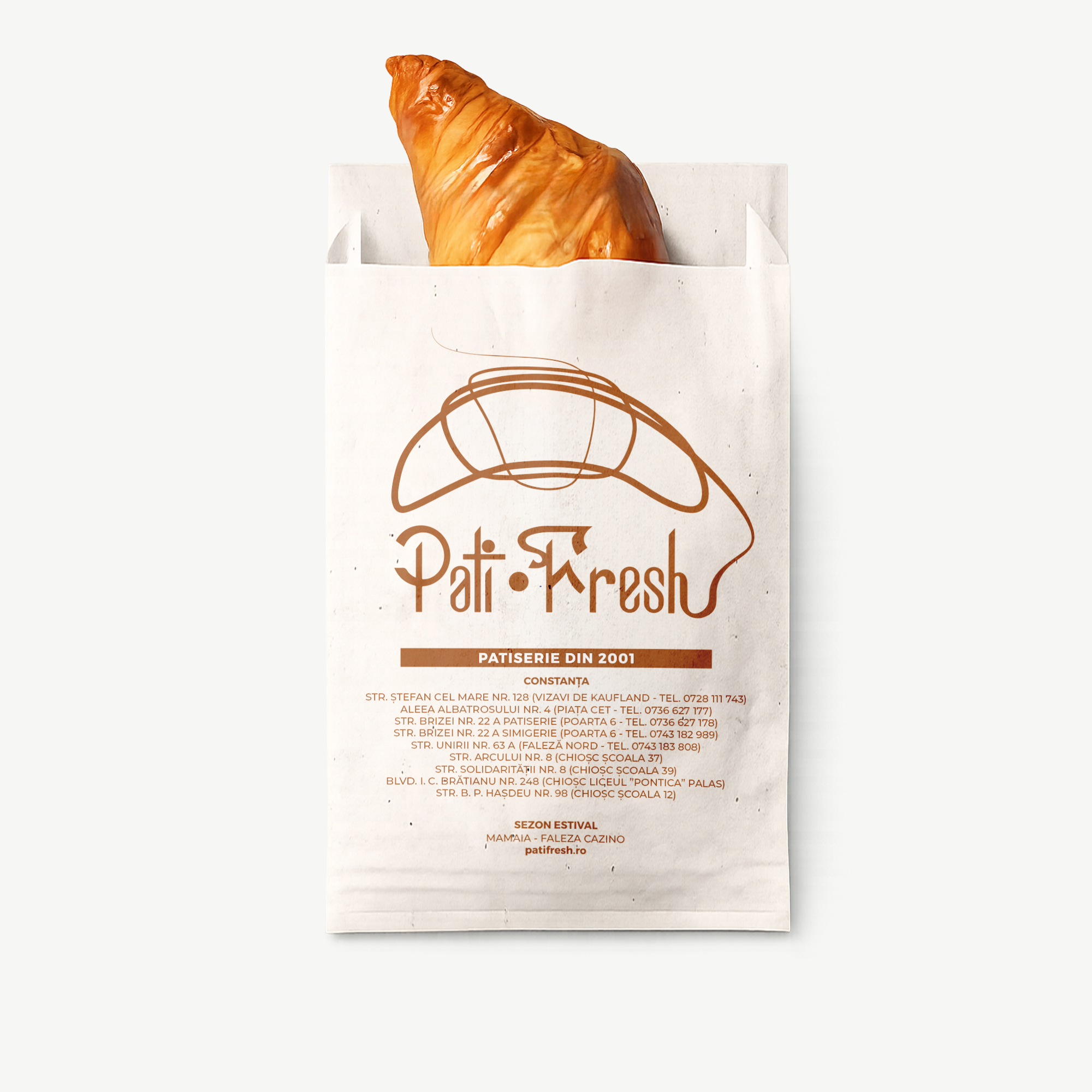Bäckereitüten mit hochwertigem personalisiertem Druck
