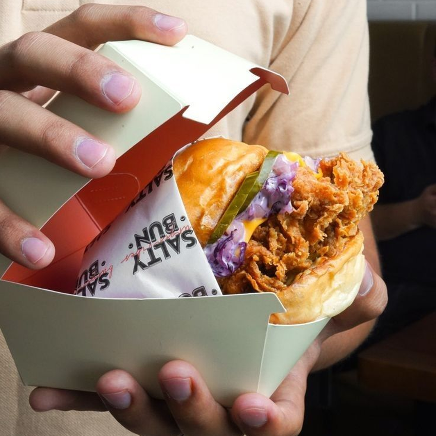 Individuelle Burgerverpackungen