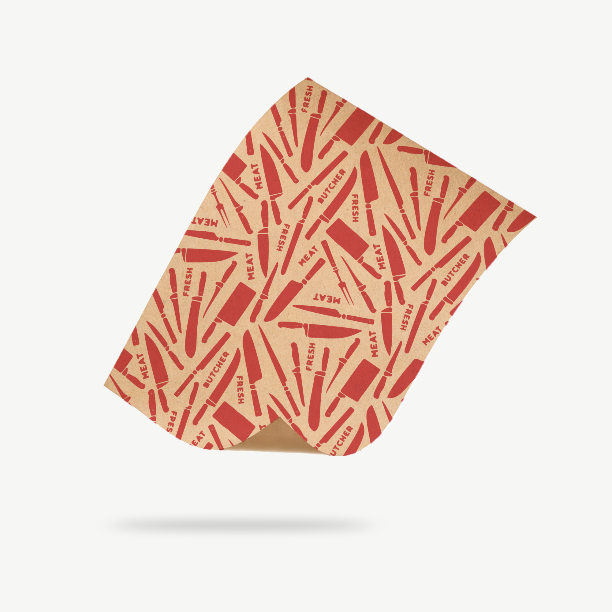 PE-beschichtetes Deli-Einschlagpapier mit individuellem Aufdruck