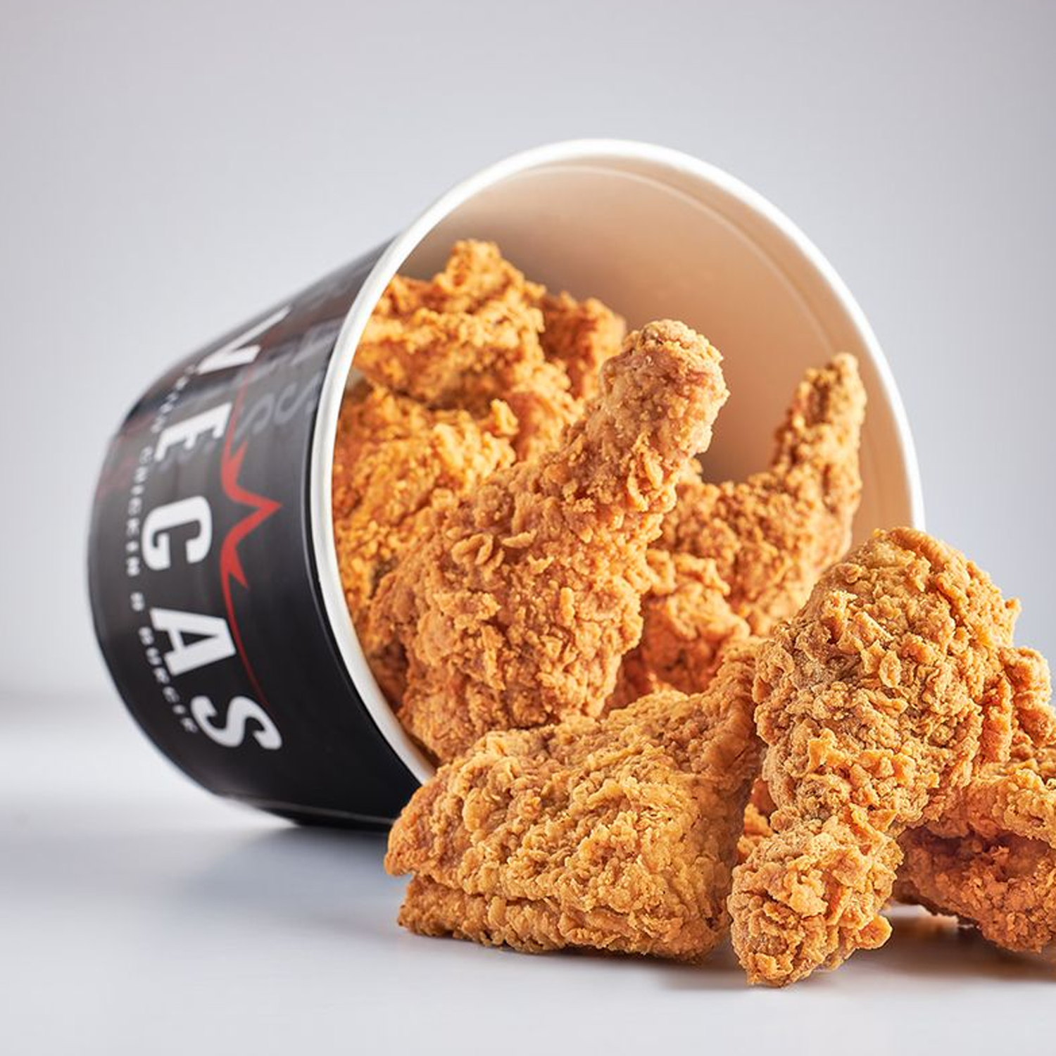 Individuell bedruckter Fast-Food-Eimer