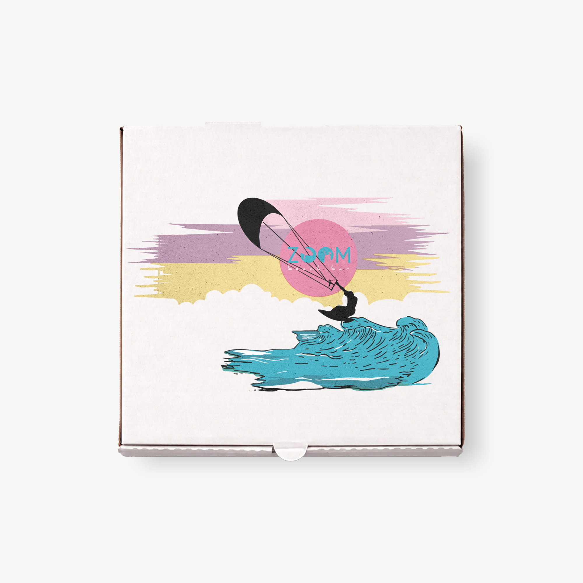 Pizza Boxes with custom color print